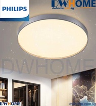 Philips CL514 LED Tunable Ceiling Light Silver Brown Edge 24W/36W Warm - Warm White - Cool Daylight DWHOME .COM.SG