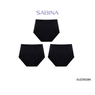 [แพ็ค 3 ชิ้น] Sabina กางเกงชั้นใน รุ่น Panty Zone รหัส SUZ3502 สีดำ