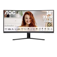 AOC 34" 21:9 UltraWide QHD VA 120Hz 曲面商用顯示器 CU34B3E