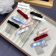 Set of 2 anti-slip bow hair clips, hair accessories comb hair clip 95A