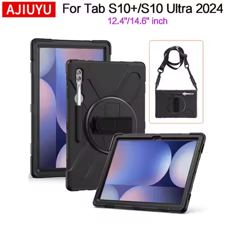 Heavy Duty Shockproof Case For Samsung Galaxy Tab S10+ S10 Plus SM-X820 X826B Tab S10 Ultra 2024 Kic