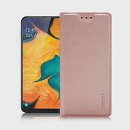 Xmart for Samsung Galaxy A40s 鍾愛原味磁吸皮套玫瑰金