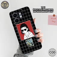 HP Latest Infinix Smart 9 HD Softcase - Black Fashion Case - Infinix Smart 9 HD Case - Pro Camera Si