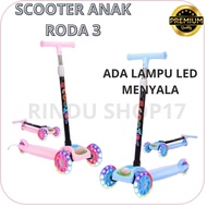 [RS] Scooter Kick board Children's Autoped Scooter with 3 Wheel lights / Folding Scooter / Toys