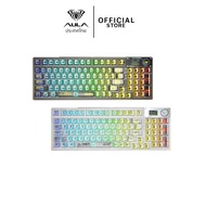 คีย์บอร์ดไร้สาย - AULA F98Pro - Display Gasket Mechanical Keyboard คีย์ไทย รับประกัน 2 ปี