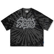 Popsicles Tshirt Boxy Fit Oversize Grey Coral Dizzy I Boxyfit Oversized Tiedye Grey T-Shirt