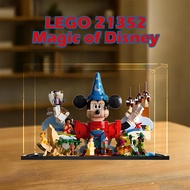 Lego 21352 Disney Display Case Popmart Labubu Zimomo Sneakers Jewelry Kotak Pameran Filem Animasi 迪士