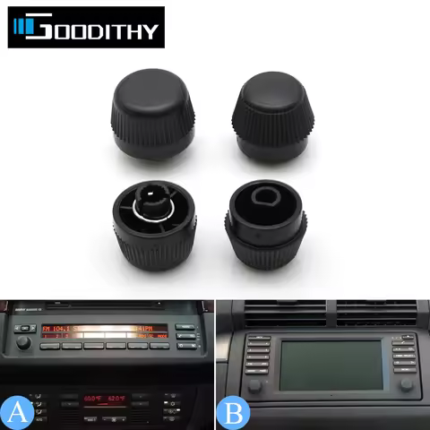 Car Interior Dashboard CD Player Audio Radio Volume Rotary Knob For BMW X5 5 7 Series E53 E39 E38 65