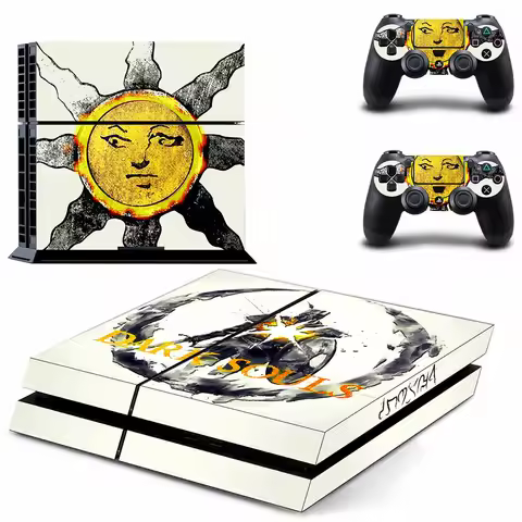 Dark Souls PS4 Stickers Play station 4 Skin Sticker Decals Cover For PlayStation 4 PS4 Console & Con