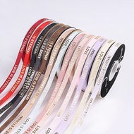 SHIOK 1cm Bronzing ‘Love Is Eternal’ Wording Fabric Ribbon | Reben Kain Tulisan ‘Love Is Eternal’ Ce