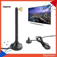 Skym* TV Antenna Wide Range 360 Degree Signal Reception Suction Up GSM/3G/4G/WIFI Digital Box Indoor Antenna TV Accessories