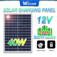 Wistino 40W 60W 80W 120W Panel Solar Charger Mono Solar Panel Waterproof Monocrystalline Battery Cha
