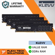 Flexi Tech KLEVV 32GB / 16GB / 8GB DDR4 3200 / 2666 Value DDR4 RAM