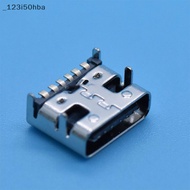 HBA 10pcs/Lot Type C 6 PIN Socket Connector SMT USB 3.1 Type-C Female Position SMD PH
