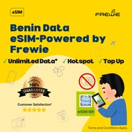 Benin eSIM Data Roaming | High-Speed Data | Topup Available | QR Code via Email | Celtiis