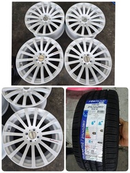 แม็กแต่ง​ มือ2 VENERDi By cosmic ขอบ17" 4รู100 พร้อมยางใหม่