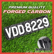 NOMBOR PLAT BESI KETUK MOTOR | FORGED CARBON | PLATE BESI | PLATE ALUMINIUM | MOTOR PLAT DEPAN