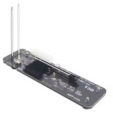 UT3G External Graphics Card USB4 to PCIe x16 eGPU Adapter PCIe4.0 X4 Bandwidth for Thunderbolt 3/4 F