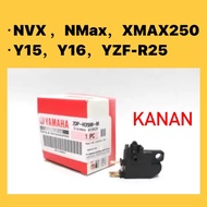 YAMAHA AEROX NVX 155 V1 V2 NMAX Y15 Y16 XMAX YZF R25 FRONT BRAKE SWITCH RH KANAN LOCAL & ORIGINAL 2D