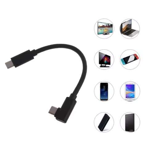 15/30cm 100W USB C to USB C Charger Cable USBC to USBC Data Cable Type C to Type C Fast Charging Cor