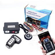 Kirbin Car Alarm Universal Car Push Button Start Stop Keyless Entry Starter System Bluetooth APP PKE