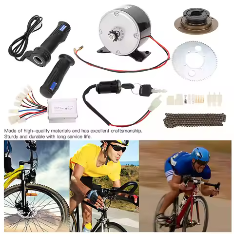 /Set 250W 24V Brush Motor Set Bike Conversion High Speed Kit Accessory Bike Brush Motor Set 250W 24V