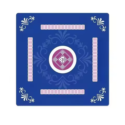 70x70cm Rubber Poker Mat Heavy Duty Non Slip Waterproof Perfect for Texas Holdem and Mahjong Games