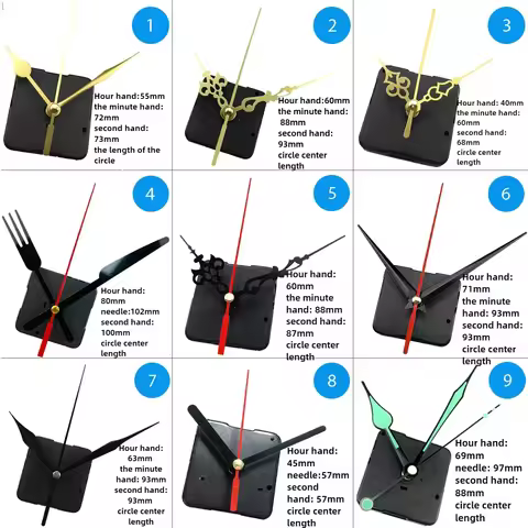 Silent Wall Clock Movement Pendulum Clock Movement DIY Scanning Home Decoration Clock Movement Hands