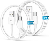2Pack 3FT+6FT USB C Cabel Carplay for iPhone 16 Pro,Nylon USB C Cabel for iPhone 15 Pro Max 16 Plus 