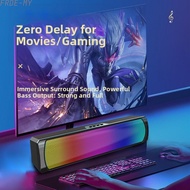 Wireless Speaker Q4R with RGB Color Lights and Bluetooth 5 0 for Immersive Sound