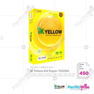 B4 Paper/IK Yellow/Indah Kiat/B4 Kertas 70gsm/Copier Paper(450’S/Ream)
