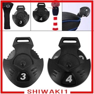 [Shiwaki1] Golf Club Headcover Interchangeable Number Tag Lightweight ABS Cover for Utility Hybrid C