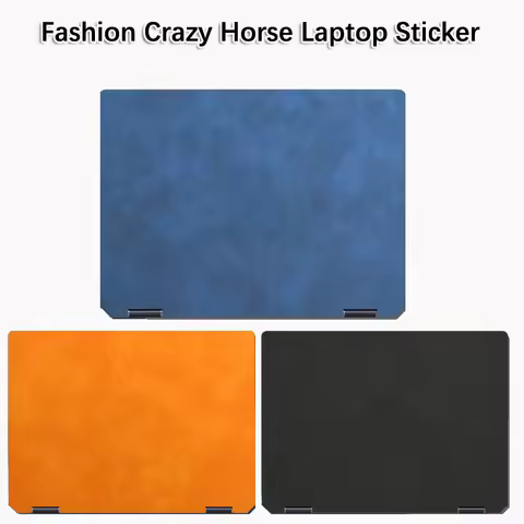 Leather Sticker Cover Skin for Lenovo YOGA Book 9i IRU8 13.3-inch /Book 9i IAH10 2025 14-inch Laptop