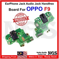 EarPhone Jack Handfree Board Audio Jack Flex Cable Compatible For OPPO F9