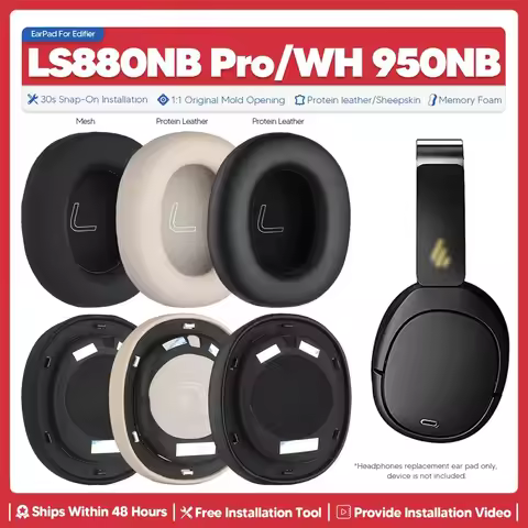 Replacement Ear Pads For Edifier LS880N Pro WH950NB Wireless Headphone Accessories Headset Ear Cushi