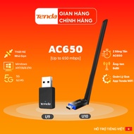 Tenda U9/U10 Dual Band WiFi Extender 650Mbps AC Network Card Genuine Dual Band USB Wi-Fi Adapter