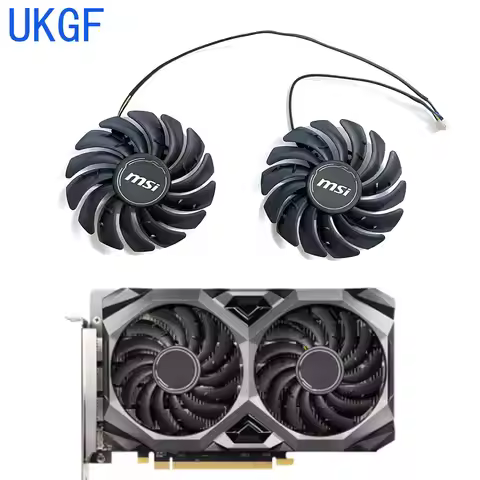 UKGF New 85MM 4PIN PLD09210S12HH RX 5500 XT GPU Fan for MSI Radeon RX5500 XT MECH OC Graphics Card F