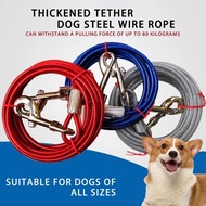 Dog Leash For Big Dog Steel Wire Dog Leash 3M/5M Durable Double-Ended Dog Leash