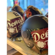 ZEUS HELMET ZS-217 STENG HALF CUT (VESPA)