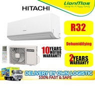 HITACHI 1hp / 1.5hp Air Conditioner Air-Cond  Penghawa Dingin non-inverter -Penghawa Dingin