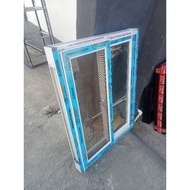 90cm H x 80cm W sliding window with screen