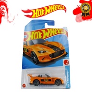 Hot Wheels 15 Mazda MX5 Miata Orange Number 5 J Imports