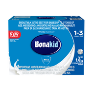 Wyeth® BONAKID® Stage 3 Powdered Milk Drink for Children 1 to 3 years old, Bag in Box, 1.6kg x 1
