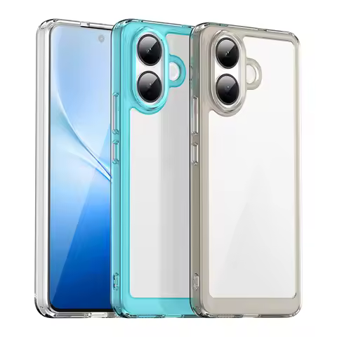 Transparent Phone Case For Vivo iQOO Z10R Case Colorful Protective Back Case For Vivo iQOO Z10R Cove