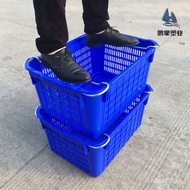 Special Iron Ear Plastic Crate for Logistics, High-Strength Fruit Crate, Transportable Iron Ear Crat