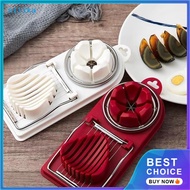 SILIKA✯Stainless Steel Egg Slicer Egg Separator Tool for Hard Boiled Eggs & Century Eggs Multifuncti