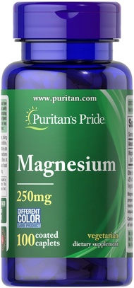 Puritan's Pride Magnesium 250 mg /100 caplets