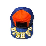Latest mesh transportation agency hat embroidered transportation agency hat orangebiru