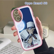 (Wave Case) For OPPO Reno8 5G Reno8 T 5G Reno8 Z Reno8 4G 5G Casing Cartoon Kid the Phantom Thief Co