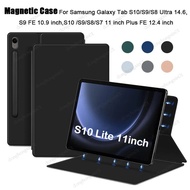 New Magnetic Tablet Case for 2025 Samsung Galaxy Tab S10 Lite X400 X406B S9 FE 10.9 S8 S7 11 Plus FE